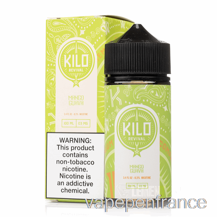 Mangue Goyave - Kilo Revival - 100ml 0mg Stylo Vape